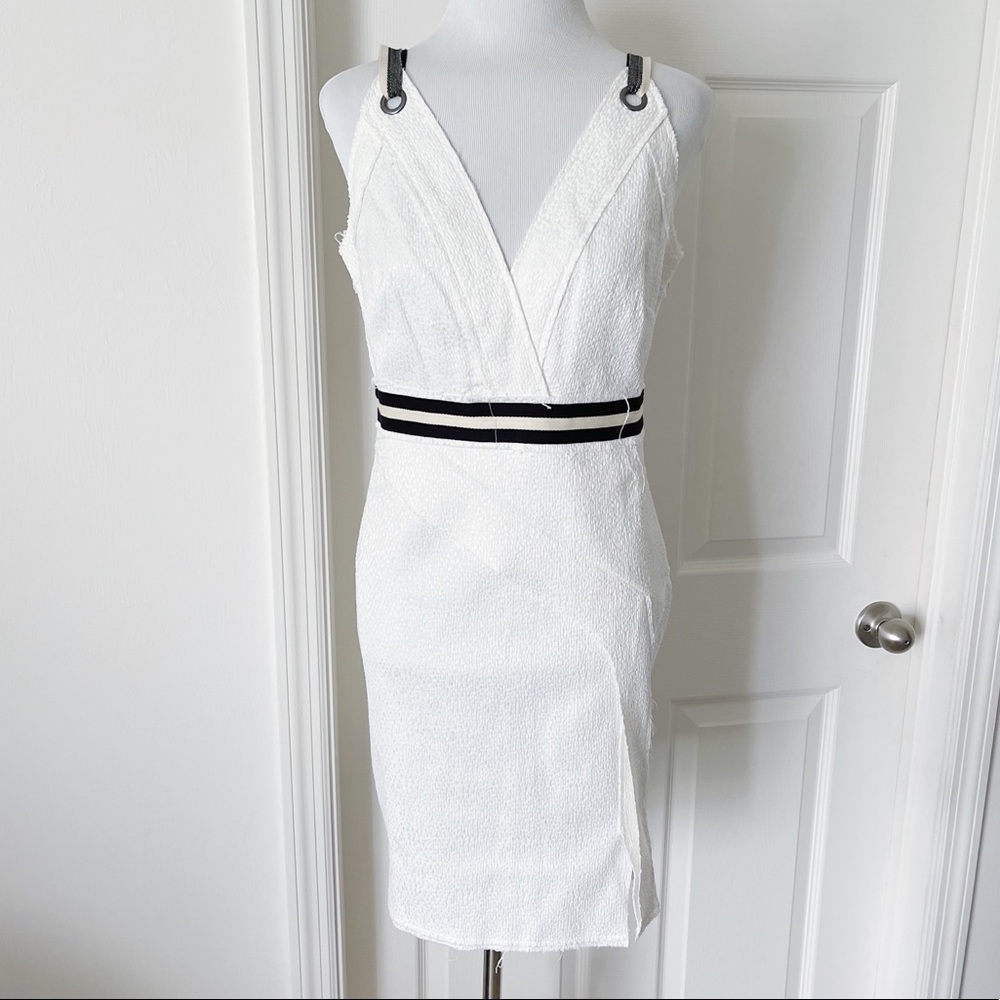 Venus Deconstructed Raw Hem Coastal Summer Dress